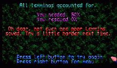 New Year Lemmings 1992